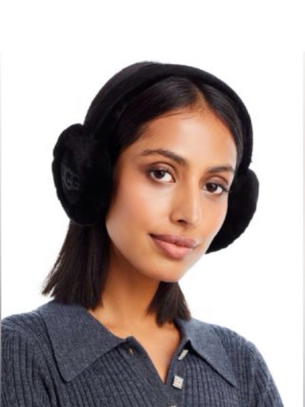 UGG Black Knit Beanie with Tag